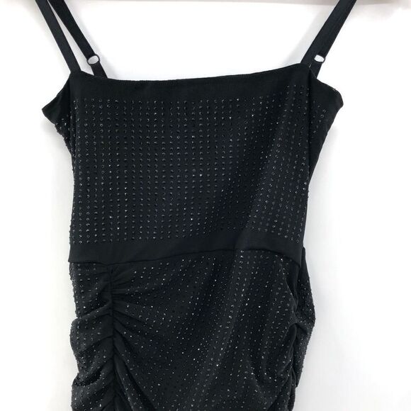 OW Collection Mesha Dress in Black Glitter M - Picture 4 of 8